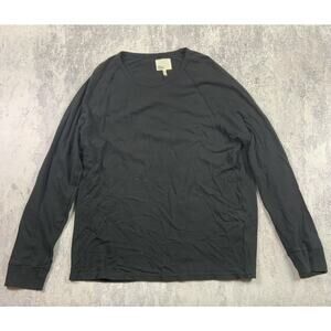 NWT Mills Supply T-Shirt Mens XL Black Vintage Weathered Fit Crewneck Casual